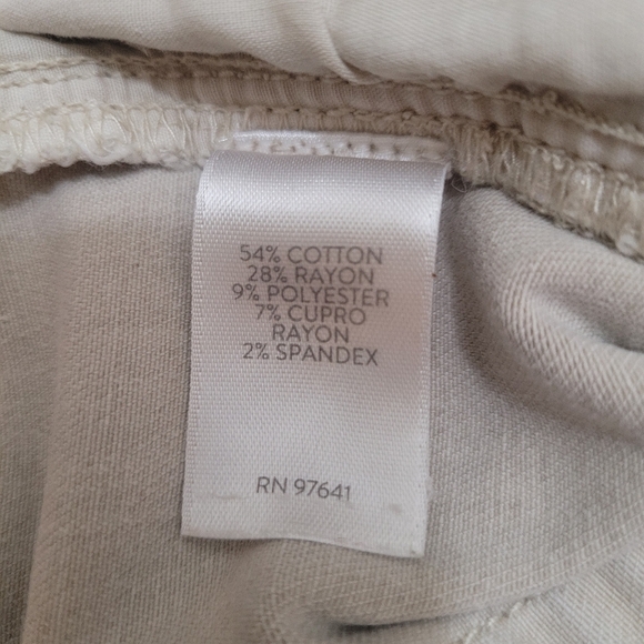 J Jill Denim Authentic Fit Slim Ankle Jeans Taupe Size 10 - Picture 6 of 16